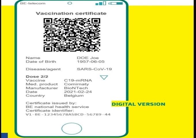 vaccination certificate