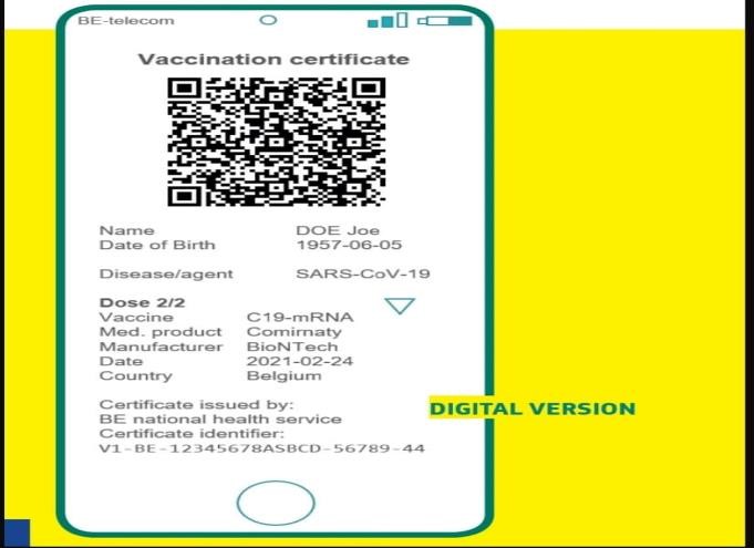 vaccination certificate